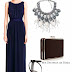 Looks Invitada. Azul Marino y Plata.