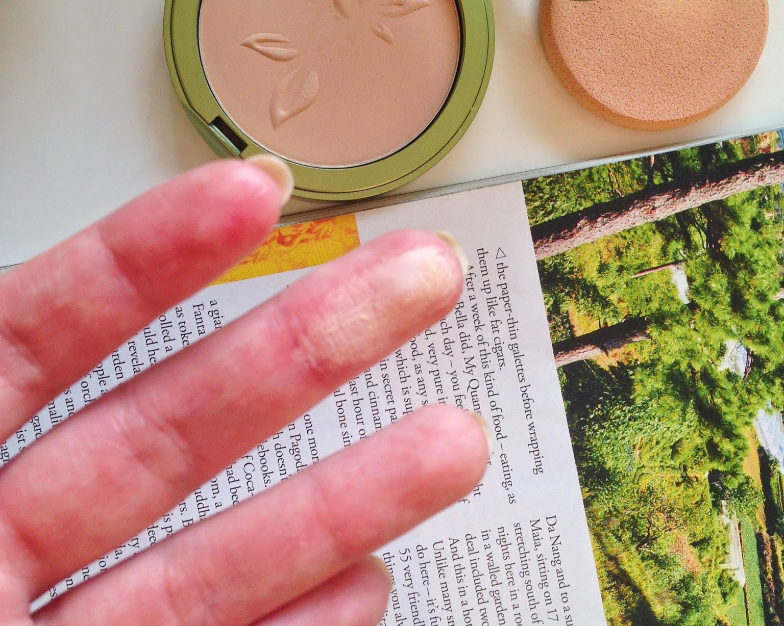 Great inexpensive compact powder for oily skin BEAUTY FINE PRINT