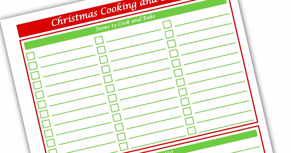 Happy Organized Home Keeping your Christmas Baking Organized
