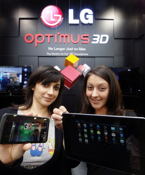 Los Mejores Celulares Touch Screen (Pantalla Tactil) 2011 LG Optimus 3D