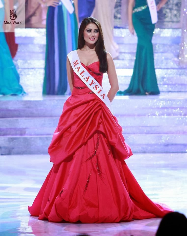 Nick Verreos: SASHES AND TIARAS..Miss World 2013 GOWN 