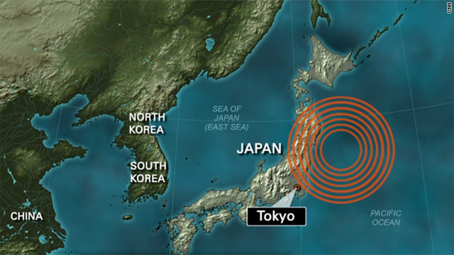 japan quake graphic