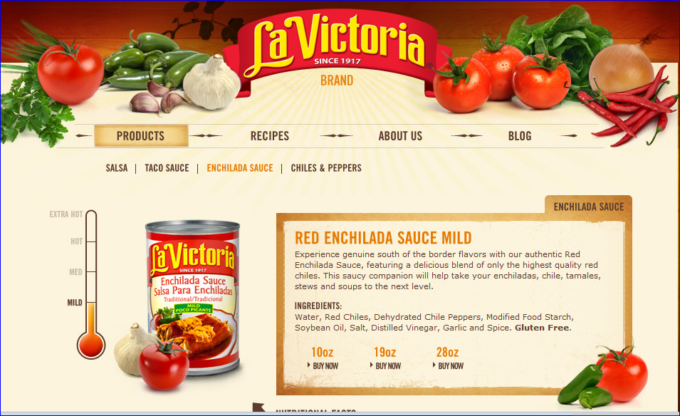 Factually Food PRODUCT of the Week La Victoria Enchilada Sauce