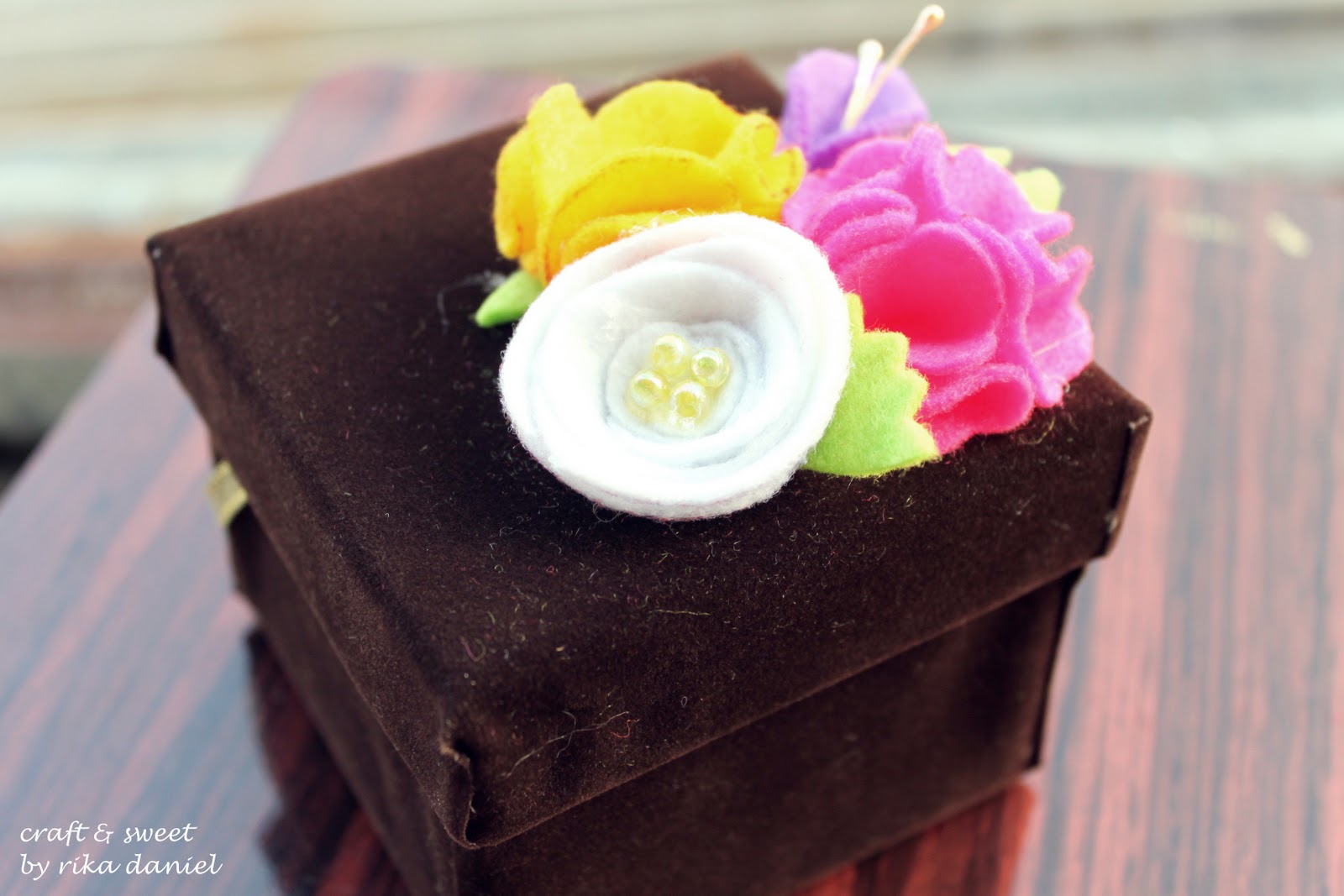craft & sweet ) Ring Pillow & Box DIY Wedding