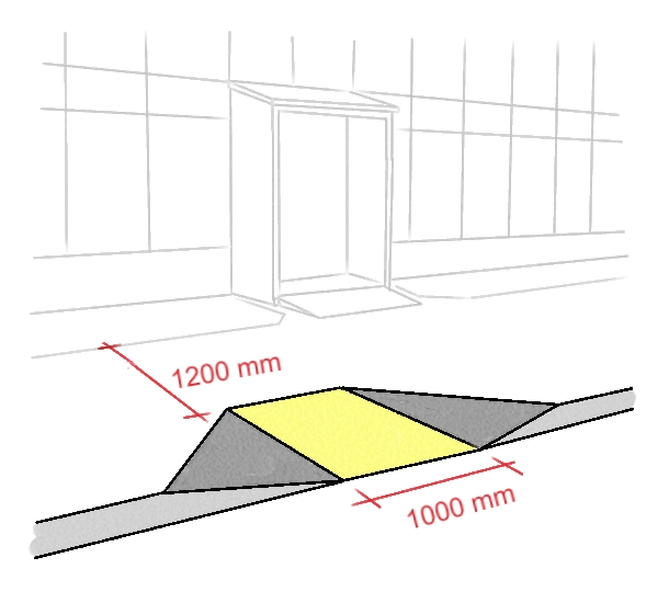 Wheelchair Access Penang (wapenang) Kerb Ramp / Step Ramp (with