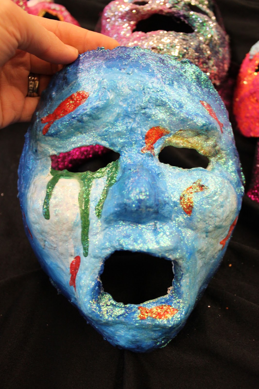 Art Room with a View MaskMaking with Grade 7