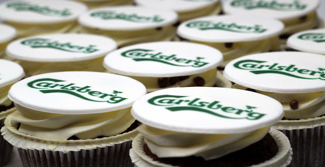 Commercial ccupcakes for Carlsberg in London