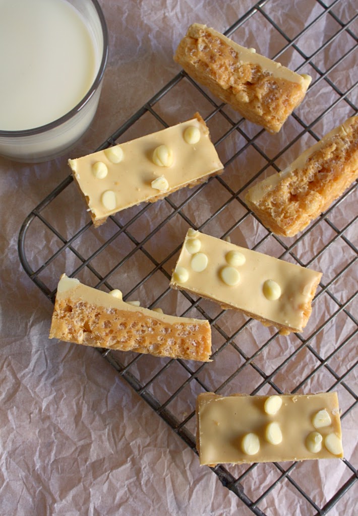 I'd Much Rather Bake Than... Peanut Butter and White Chocolate Rice