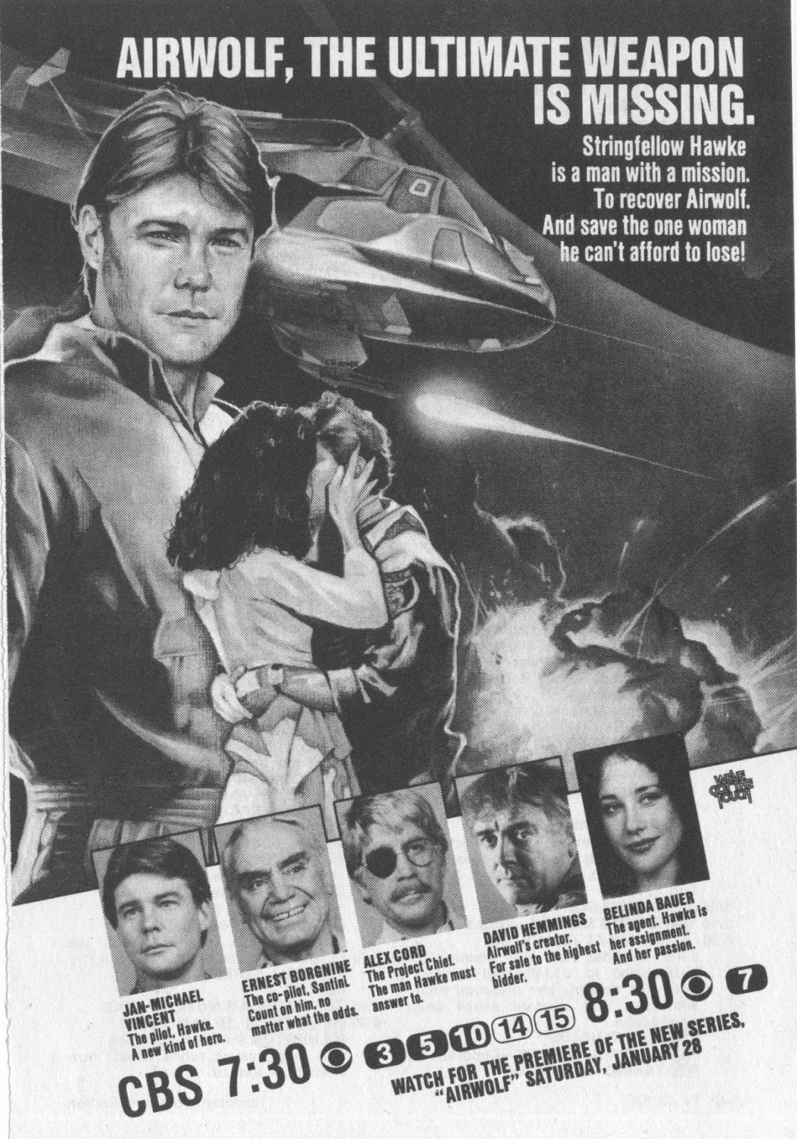 The Airwolf UPC Serial & Merchandise Database Airwolf Pilot CBS