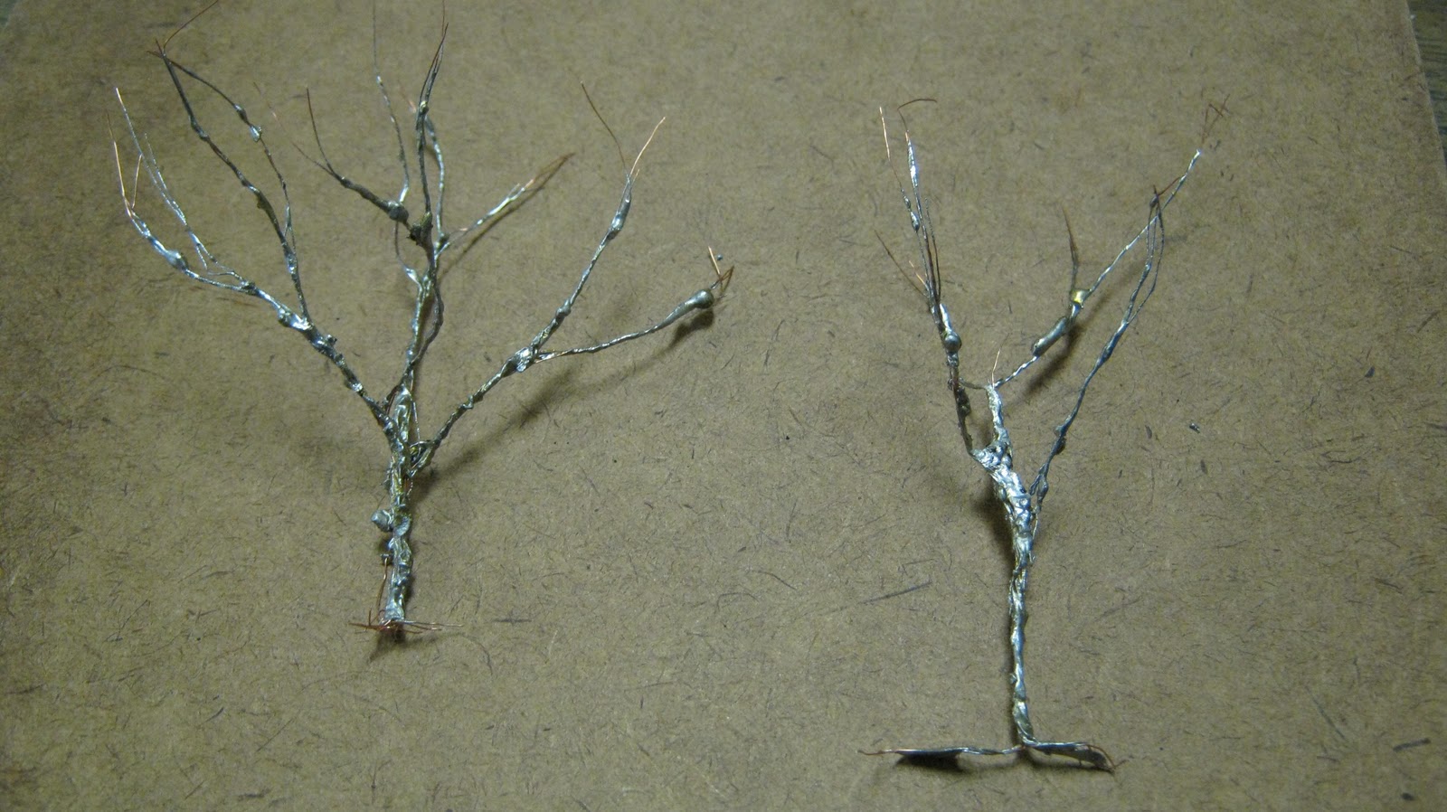 Paul's Model Railroad Wire Trees