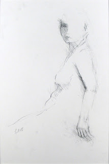 reflection blog illustration of sumi-e drawing of woman