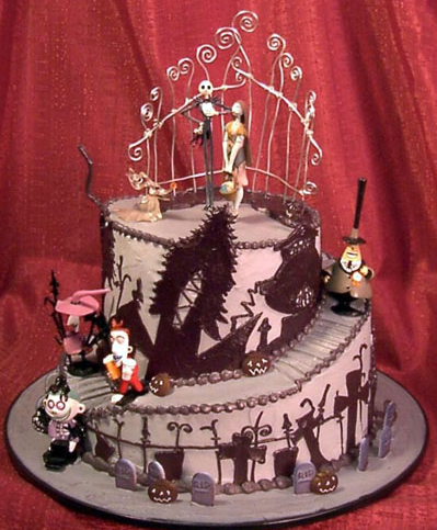 Wedding Cakes Pictures Nightmare Before Christmas Wedding Cake