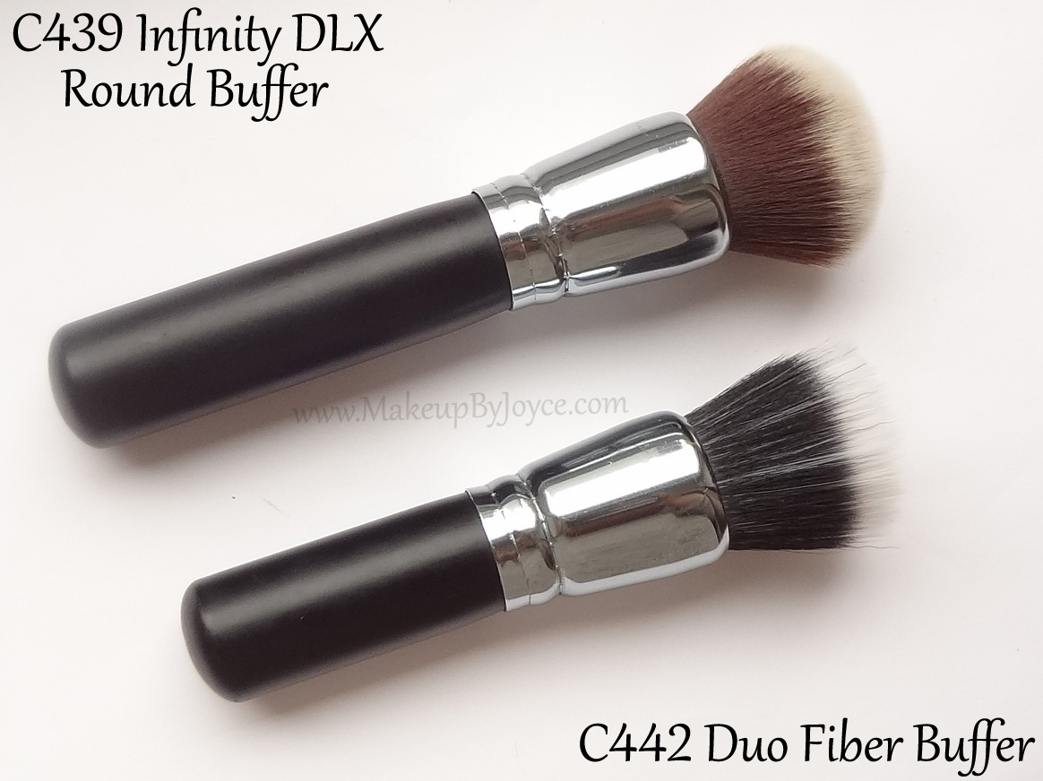 MakeupByJoyce ** ! Review + Comparison Crown Brush C442 Duo Fiber Buffer Brush + C439 Round