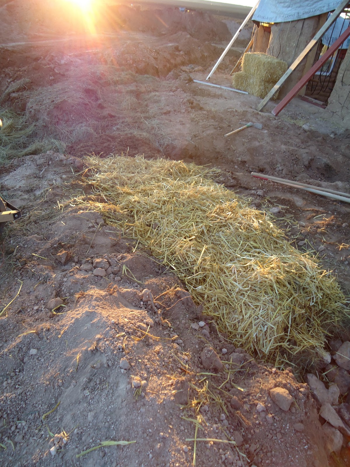 Building An Earthbag Home In Northern New Mexico Curtain Drain