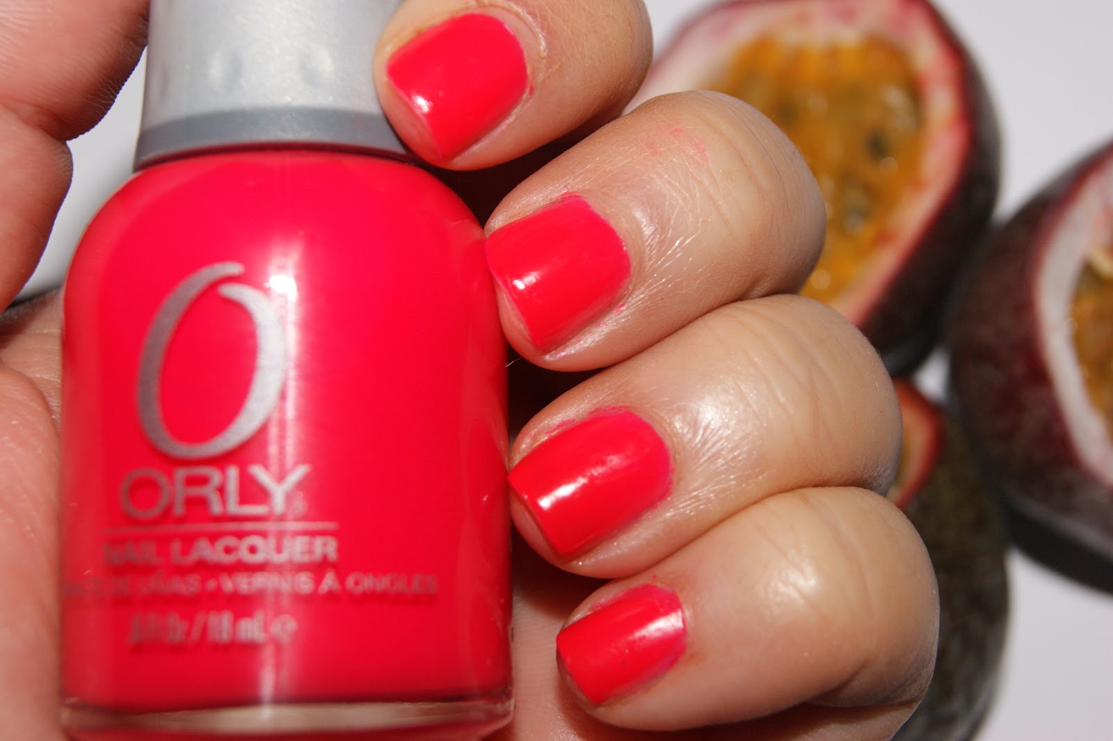 Orly Passion Fruit Nail Polish Review The Sunday Girl