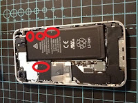 千葉のiPhone修理店　iPhone4S　ガラス割れ　iPhone修理千葉船橋店