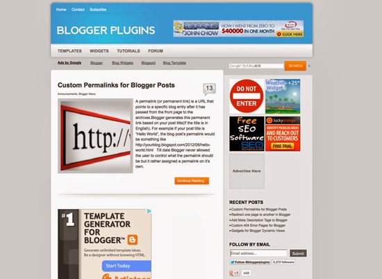 Blogger Widgets 