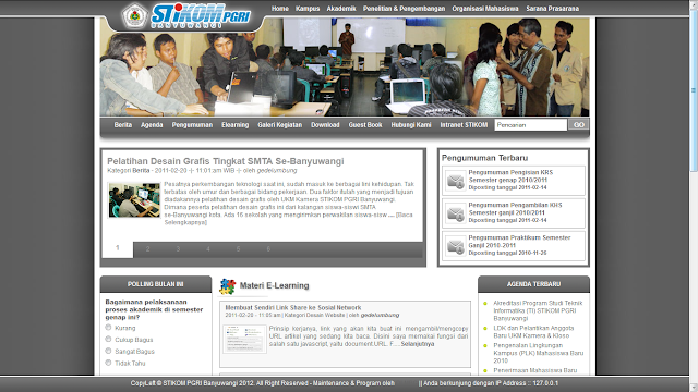 Sistem Informasi Sekolah Akademik Berbasis PHP