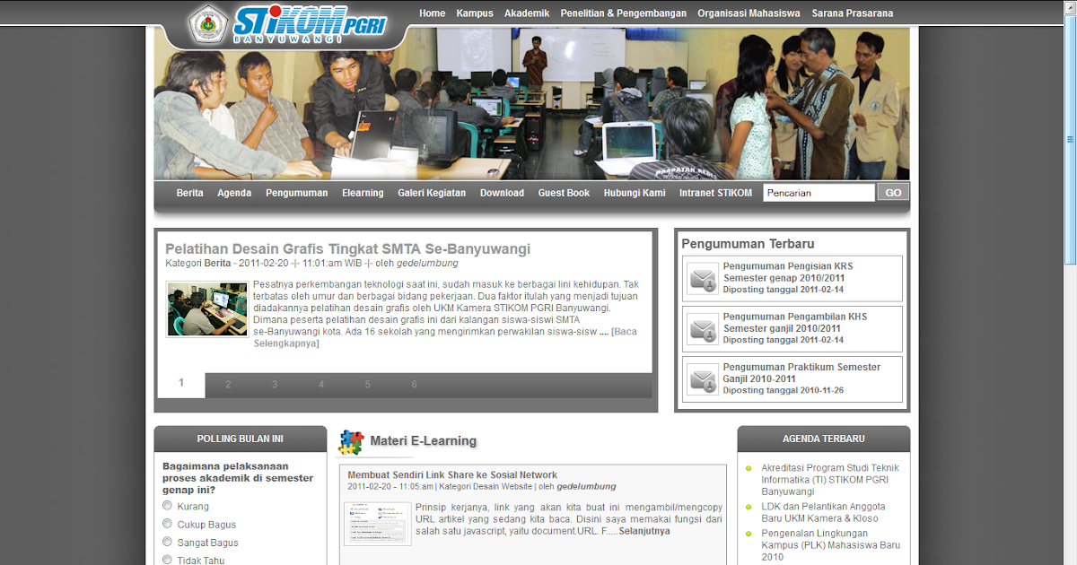 Sistem Informasi Sekolah Akademik Berbasis PHP