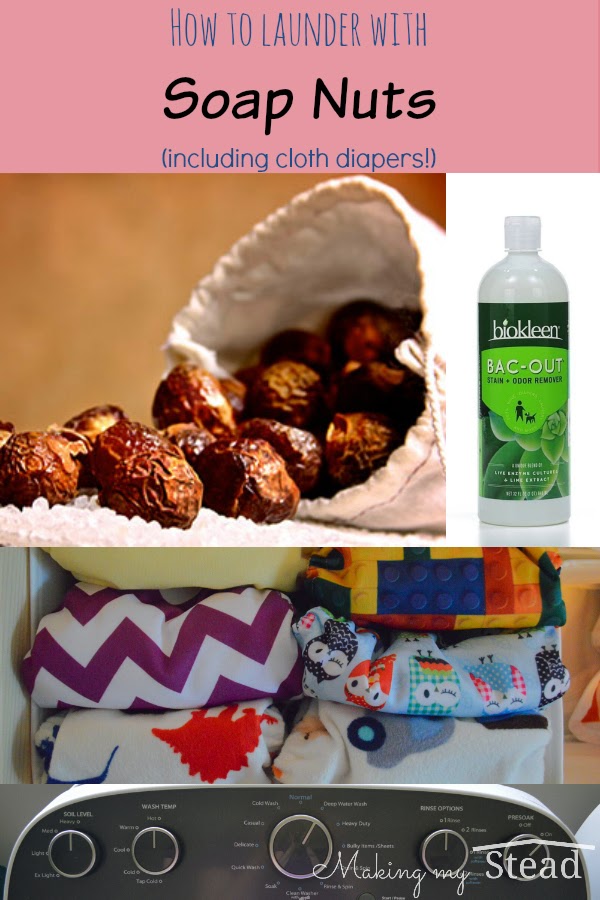 Making My Stead How to Launder with Soap Nuts (including cloth diapers!)