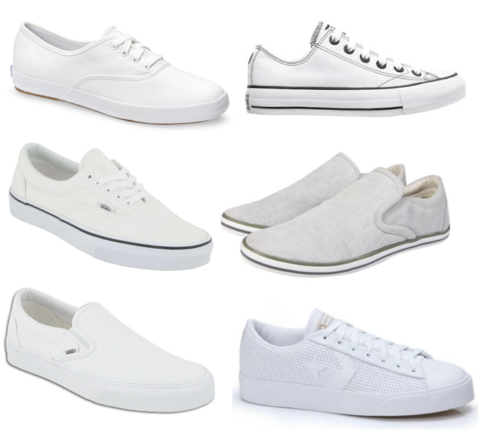 modelo de tênis branco