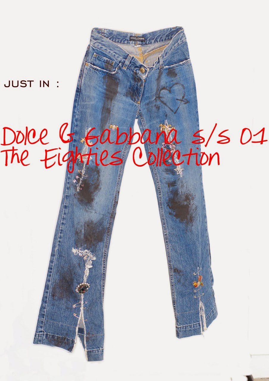 Rare Vintage Just in at RARE vintage Dolce & Gabbana Slashed