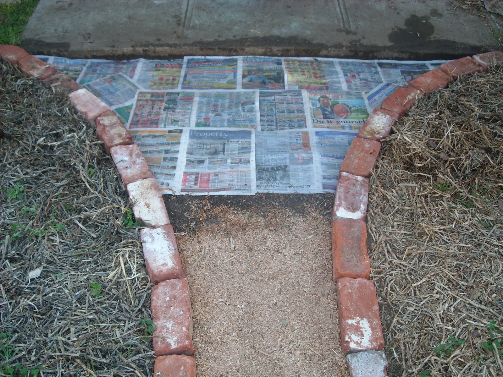 Zucchini Island A great garden path material