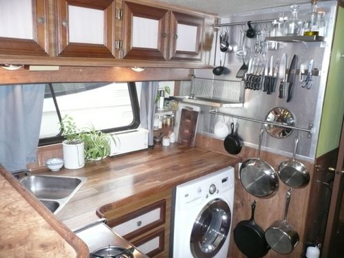 simple life afloat: Houseboat Galley