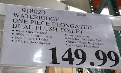 Remodel your bathroom with the WaterRidge One-Piece Dual Flush Toilet