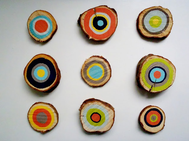 painted tree rings
