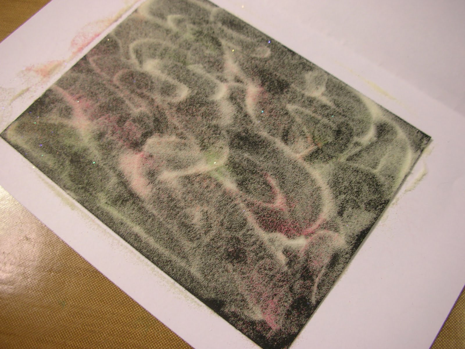 Inking It Up With Cathy Technique Tuesday Abstract Embossing....