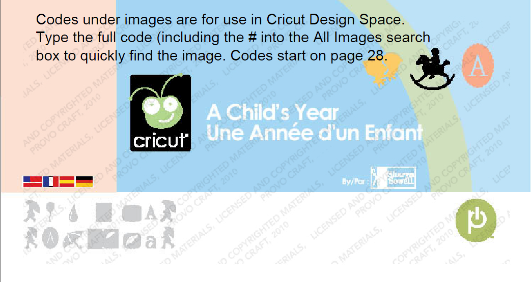 Cricut Cartridge A Childs Year by Cricut 
