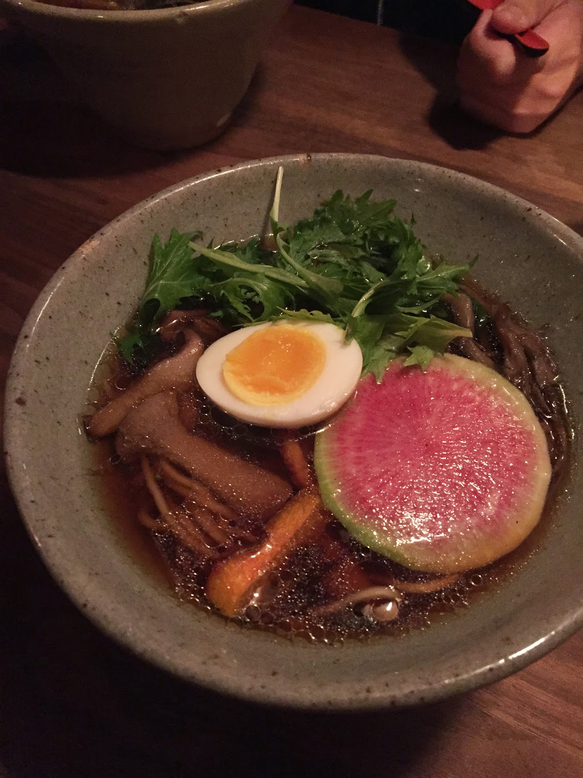Japanese Foodie Veggie Ramen at Ramen Shop, Oakland USA