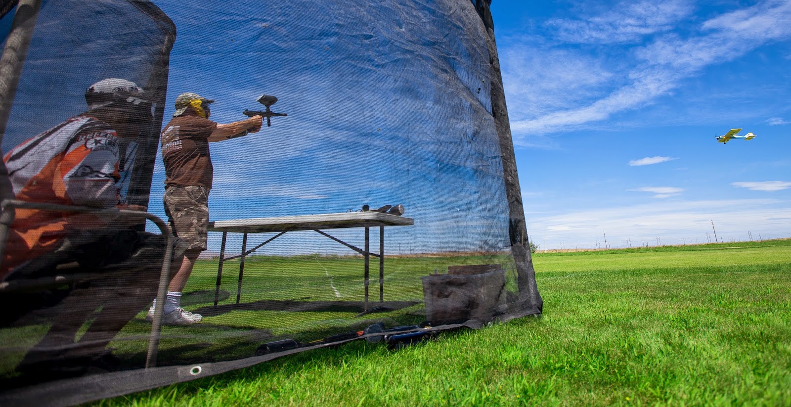 ARC of Tri Cities and Tri City Radio Control Modelers paintball shoot down.