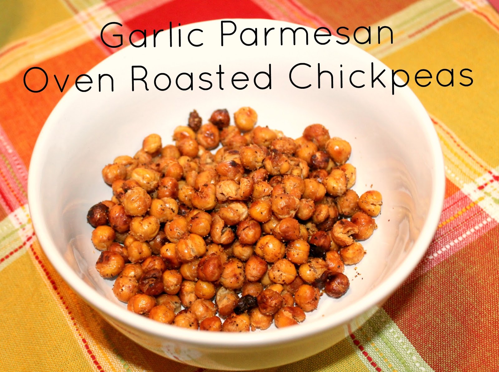 Pretty Little Pantry Take a hike with Garlic Parmesan Roasted Chickpeas