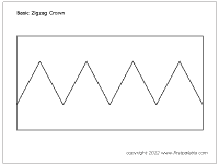 zig zap line in construciton paper for crown zig zap line in construciton paper for crown