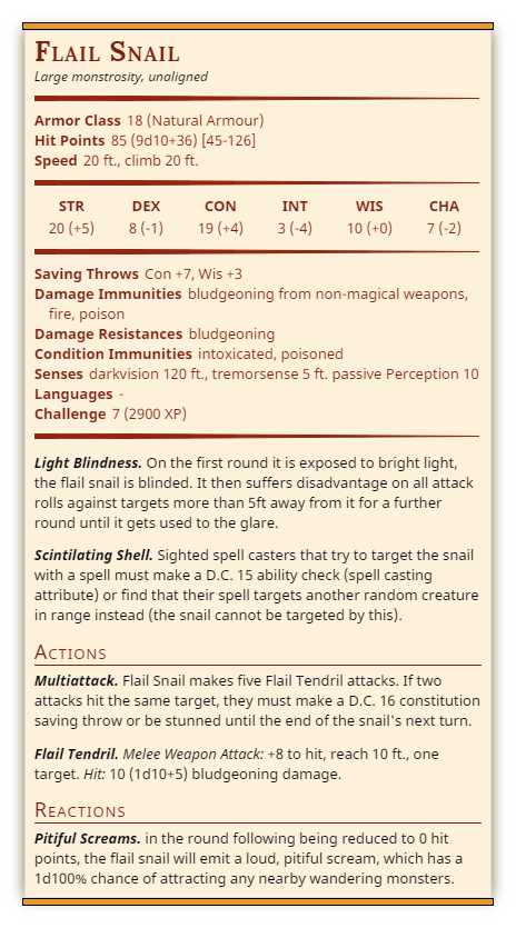 flail snail 5e flail snail 5e