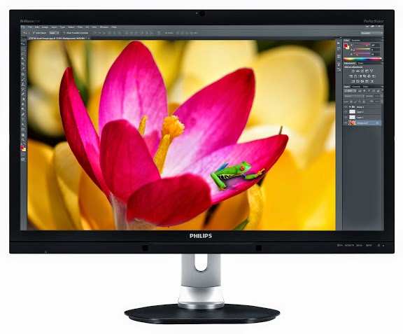 Η οθόνη Philips με τεχνολογία Adobe RGB εγγυάται χρωματική ακρίβεια για επαγγελματίες