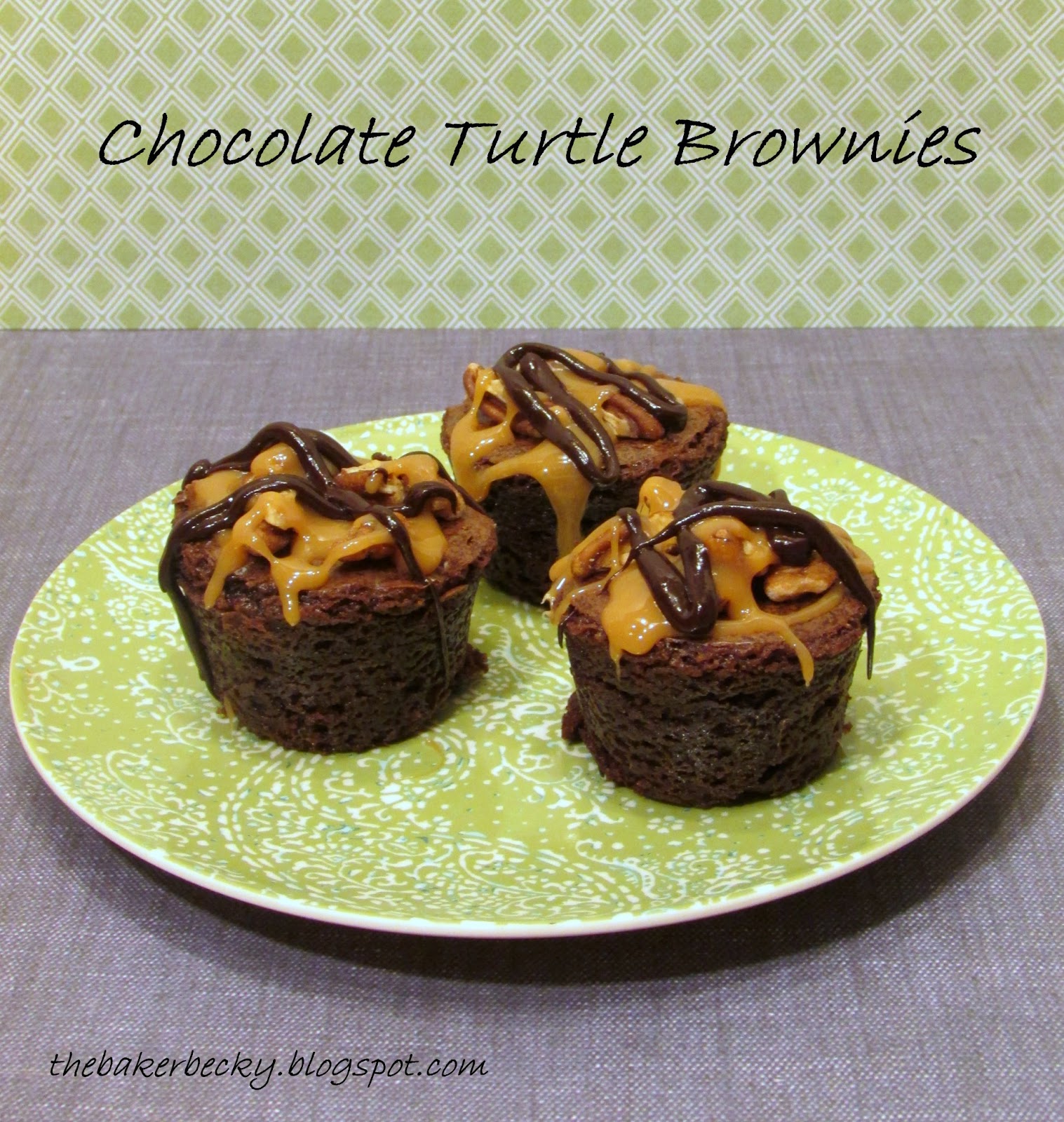 Baker Becky Chocolate Turtle Brownies