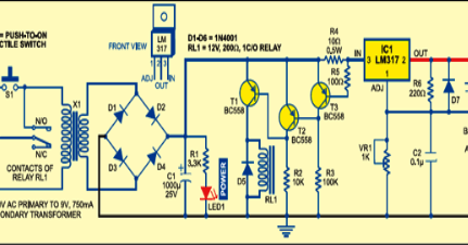 Simple Auto Turn Off Battery Charger Circuit Diagram ~ Circuit Wiring