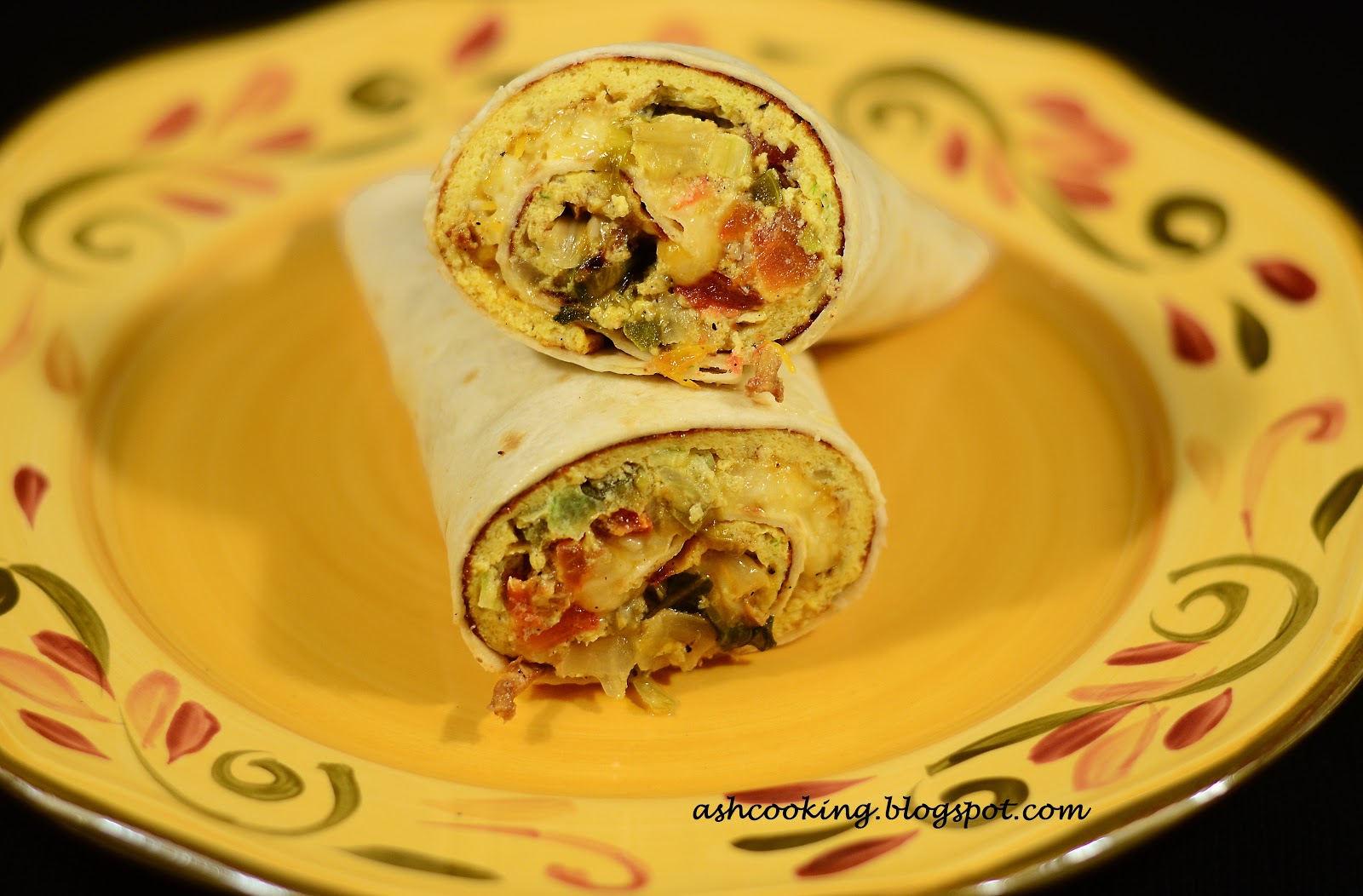 My Cookbook: Omelet Tortilla Wrap