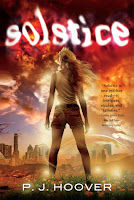 book cover of Solstice by P.J. Hoover