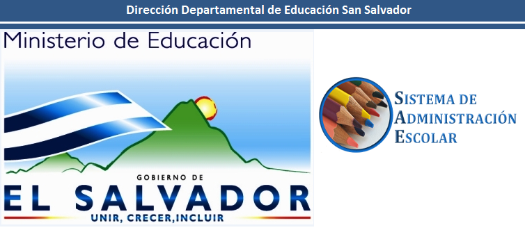 Sistema de Administración Escolar (SAE) - Ministerio de Educación El Salvador