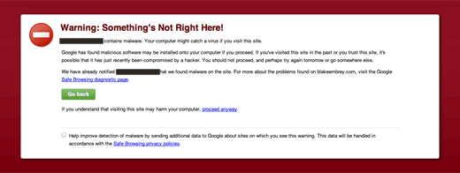 Google Warning, TimThumb Malicious Script Attack