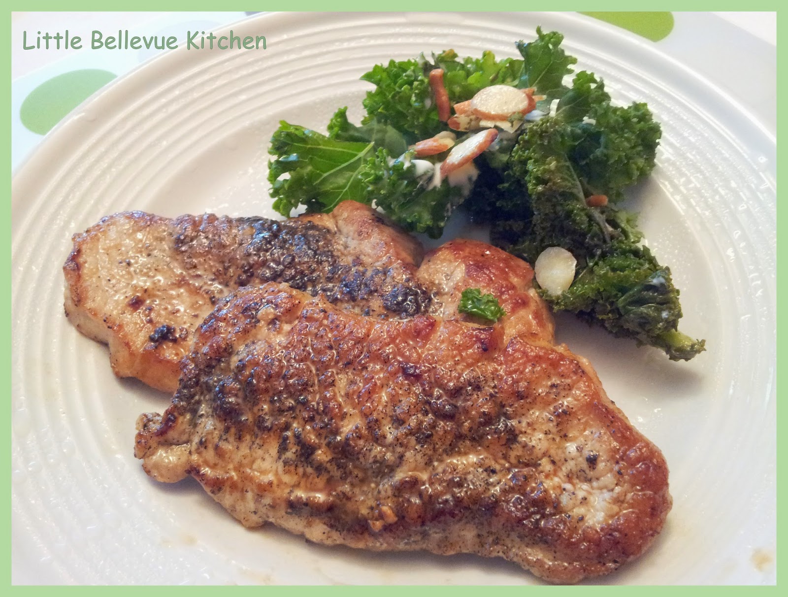 Little Bellevue Kitchen Pan Fried Black Pepper Pork Chop