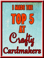 Top 5 at Crafty Cardmakers!
