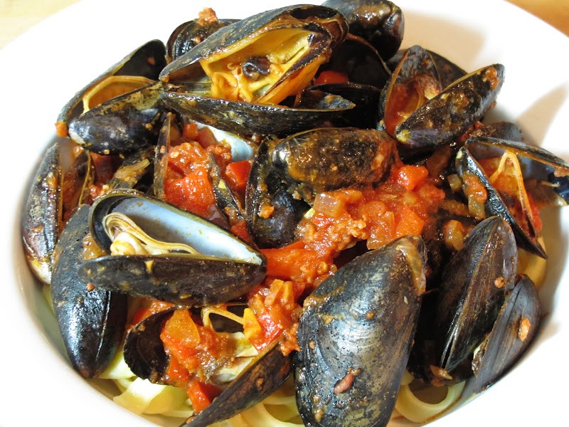 Confessions of a Culinary Diva Mussels with Chorizo