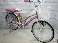 City Bike United Lavender AL Rangka Aloi 24 Inci