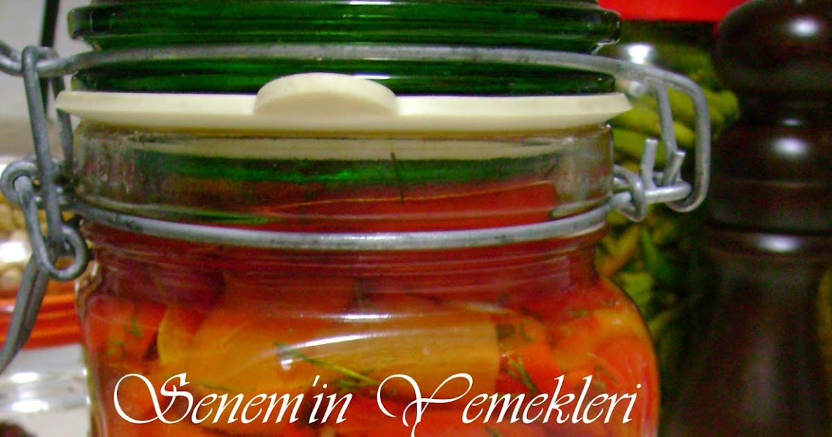 KIRMIZI BİBER KONSERVESİ | Senem'in Yemekleri