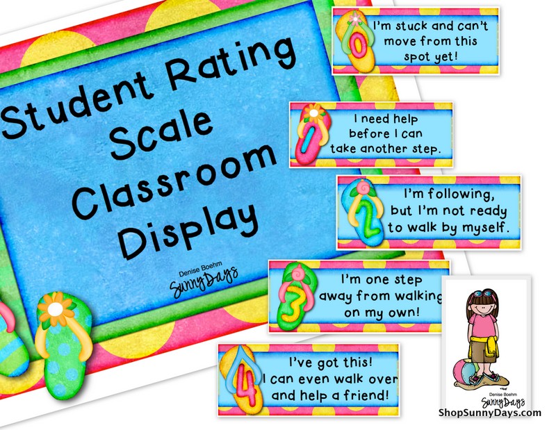 Marzano Student Rating Scale Sunny Days in Second Grade